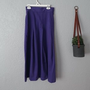 VINTAGE 80'S PURPLE SKIRT SIZE 7/8